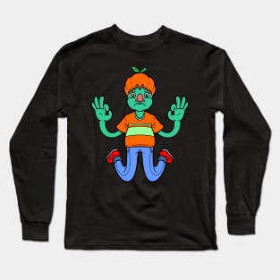 pumpkin boy Long Sleeve T-Shirt